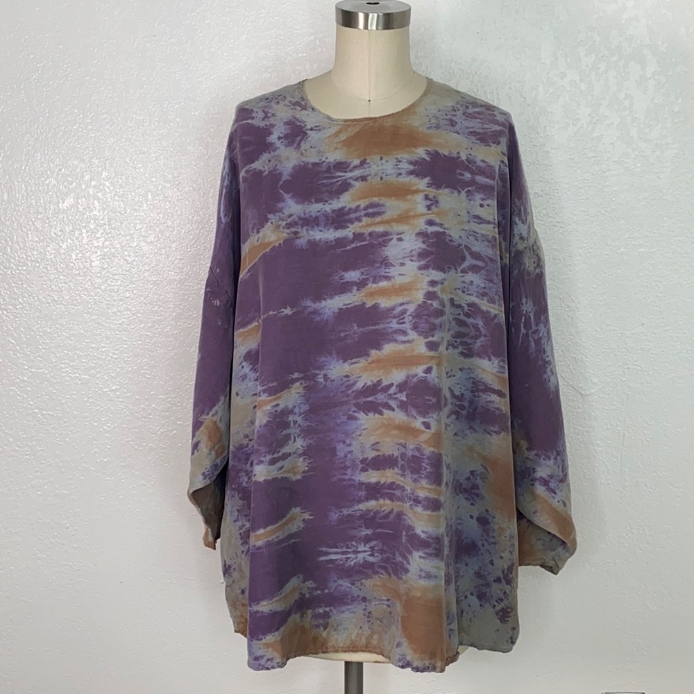 URU URU tie dye boho top M L